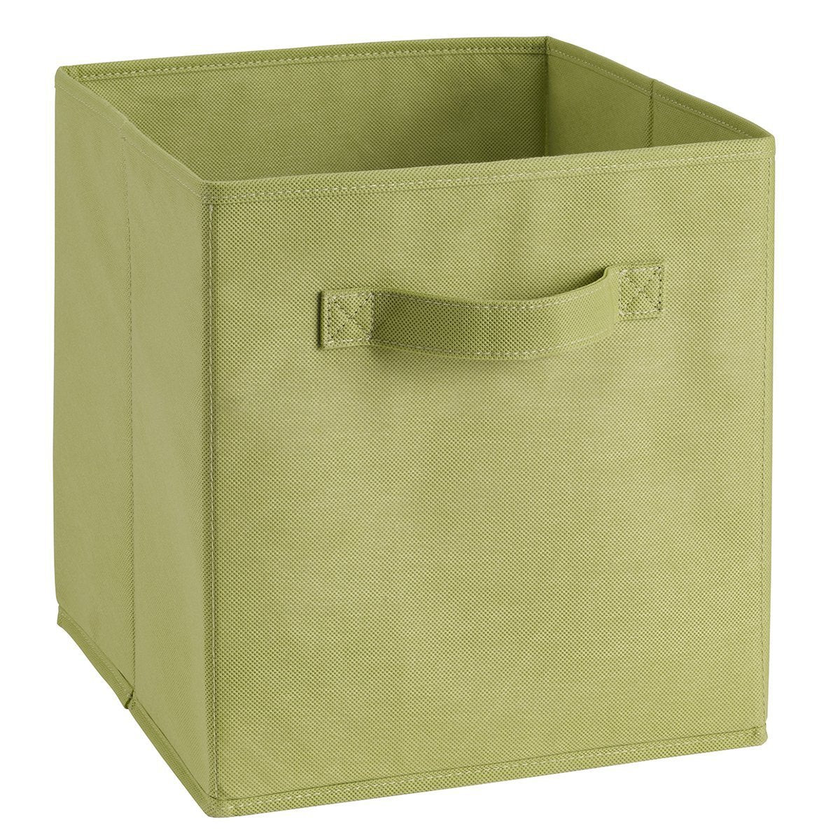 Multi-Color Fabric Storage Box with Lid – 27x27x28cm Wardrobe & Toy Organizer