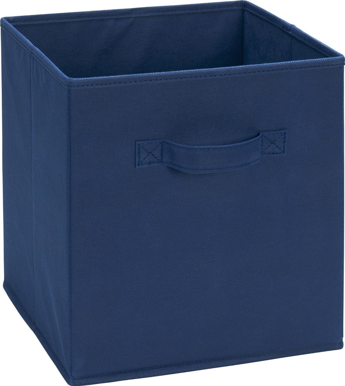 Multi-Color Fabric Storage Box with Lid – 27x27x28cm Wardrobe & Toy Organizer