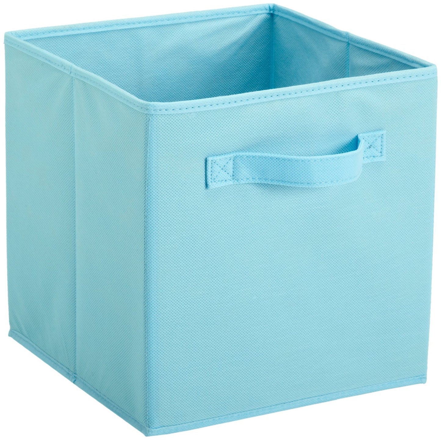 Multi-Color Fabric Storage Box with Lid – 27x27x28cm Wardrobe & Toy Organizer