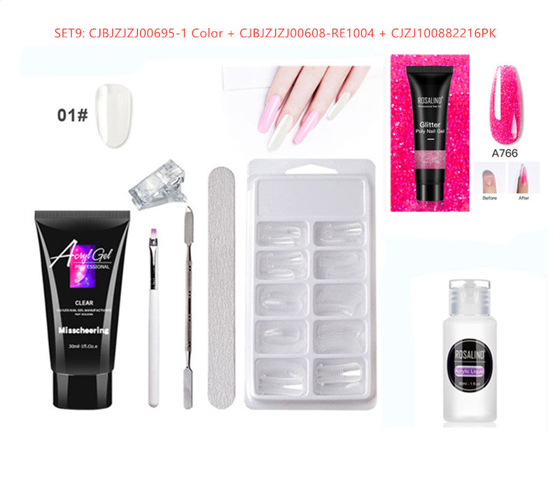 Nail Extension Glue Kit - Painless Gel Manicure Set
