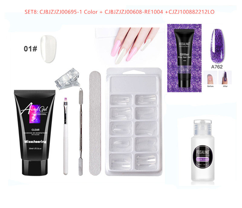 Nail Extension Glue Kit - Painless Gel Manicure Set
