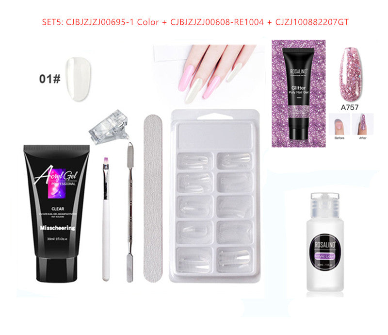 Nail Extension Glue Kit - Painless Gel Manicure Set
