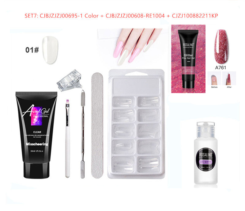 Nail Extension Glue Kit - Painless Gel Manicure Set