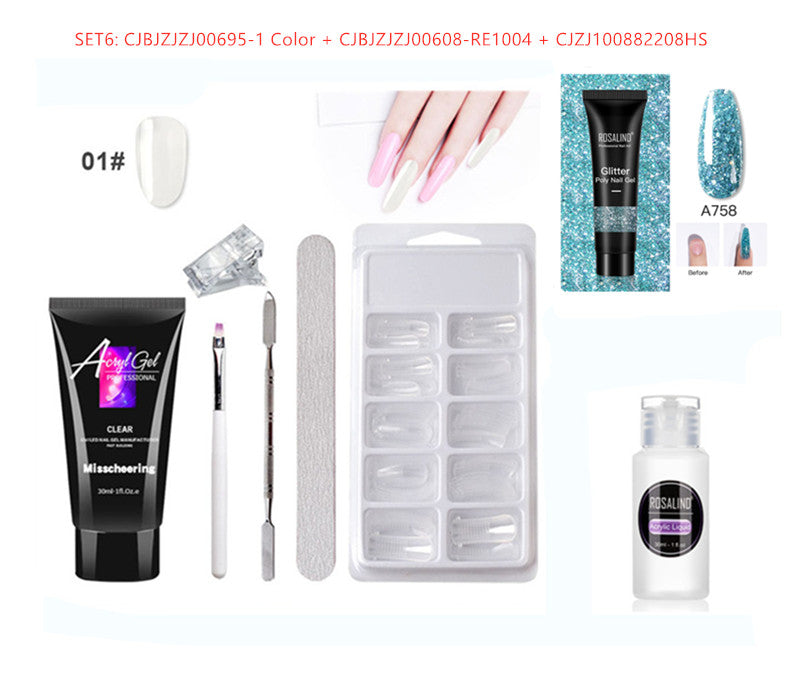 Nail Extension Glue Kit - Painless Gel Manicure Set