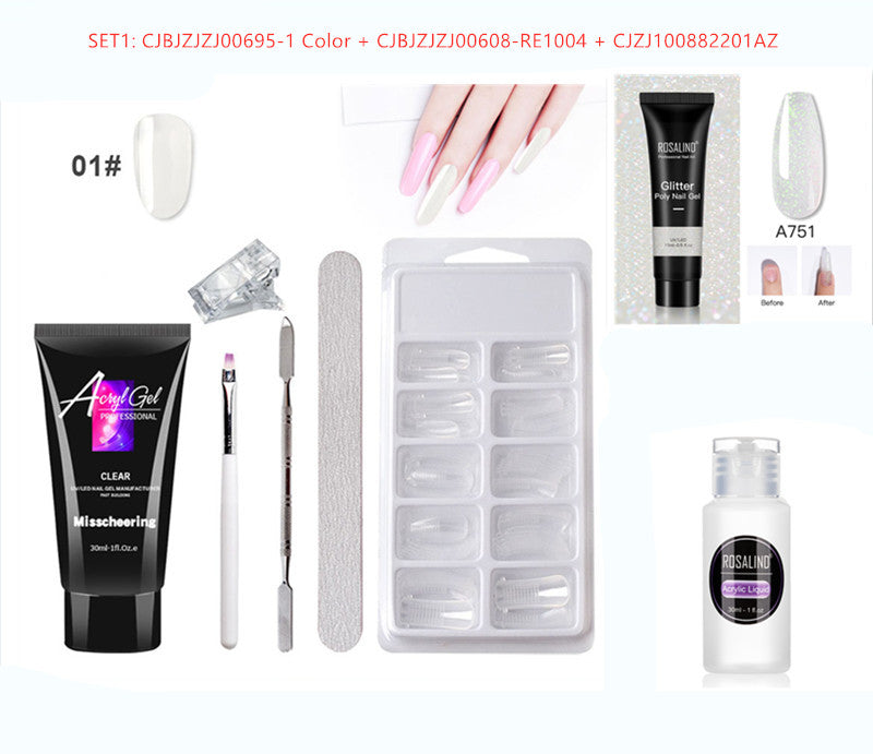 Nail Extension Glue Kit - Painless Gel Manicure Set