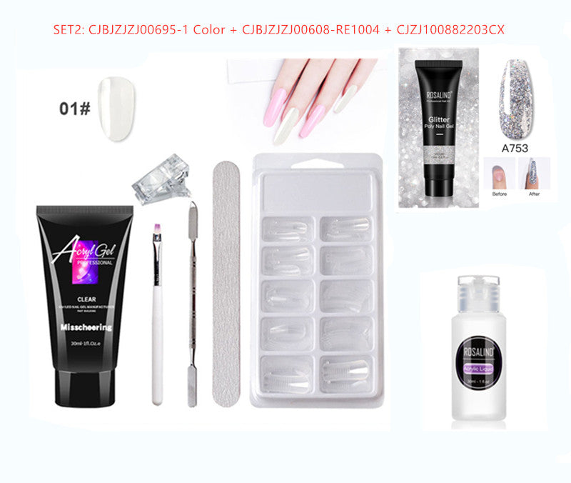 Nail Extension Glue Kit - Painless Gel Manicure Set