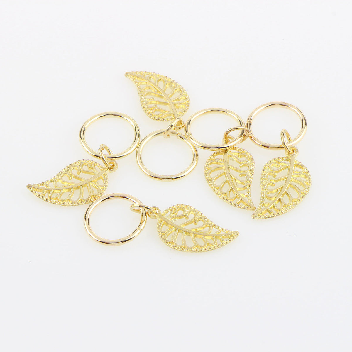 Personalized Metal Round Buckle Hairpin Set