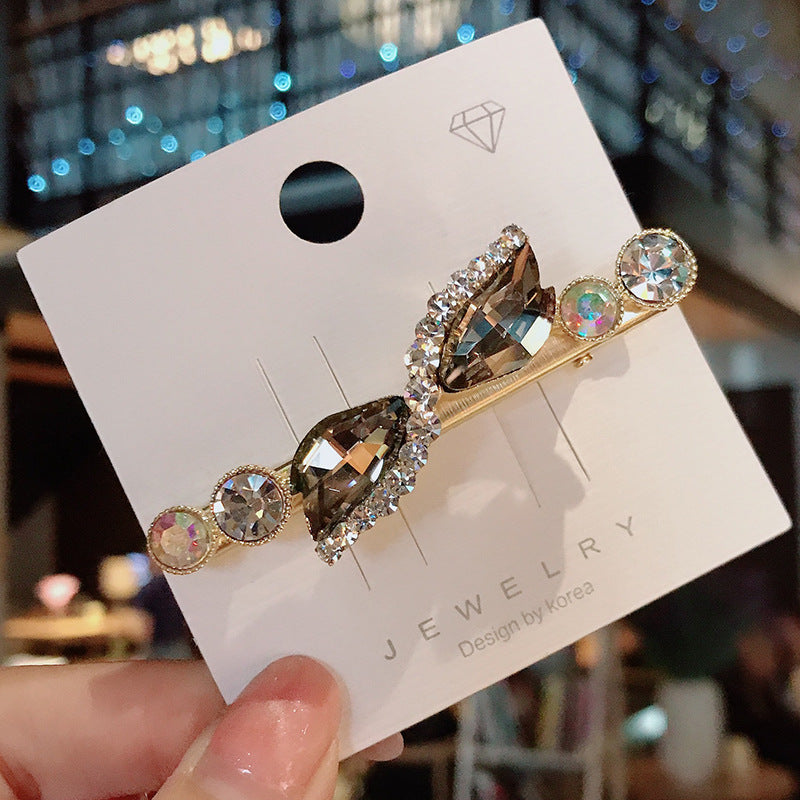 Rhinestone Side Clip Hair Pin - Multiple Colors