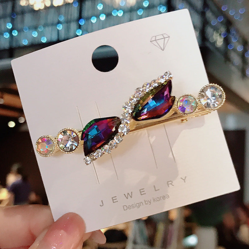 Rhinestone Side Clip Hair Pin - Multiple Colors