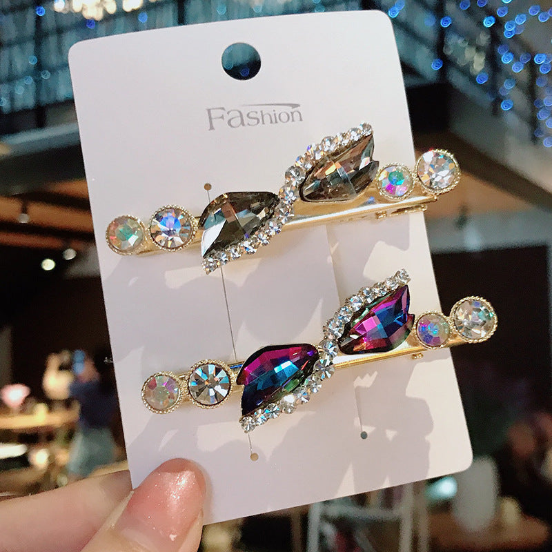 Rhinestone Side Clip Hair Pin - Multiple Colors