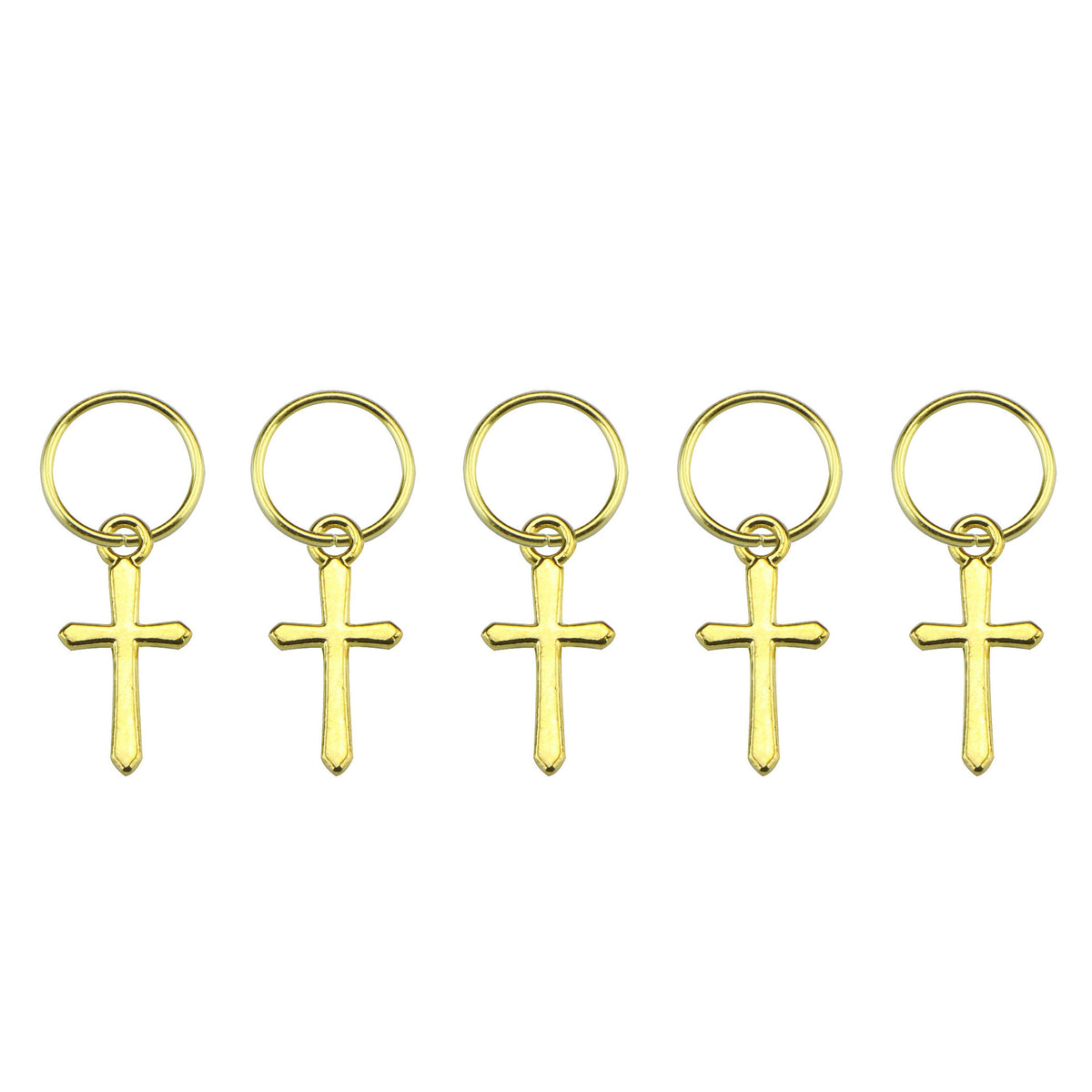 Personalized Metal Round Buckle Hairpin Set