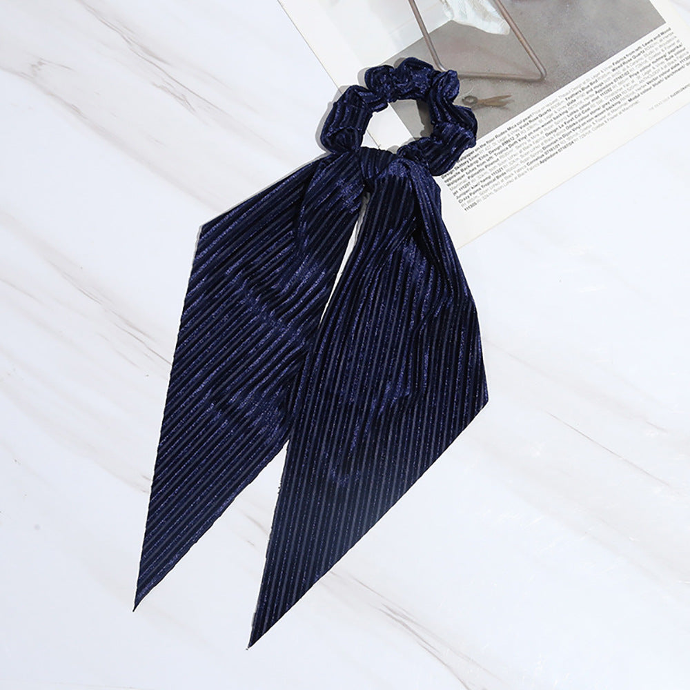 Corduroy Long Streamer Hair Accessory Women’s Headband or Hair Band