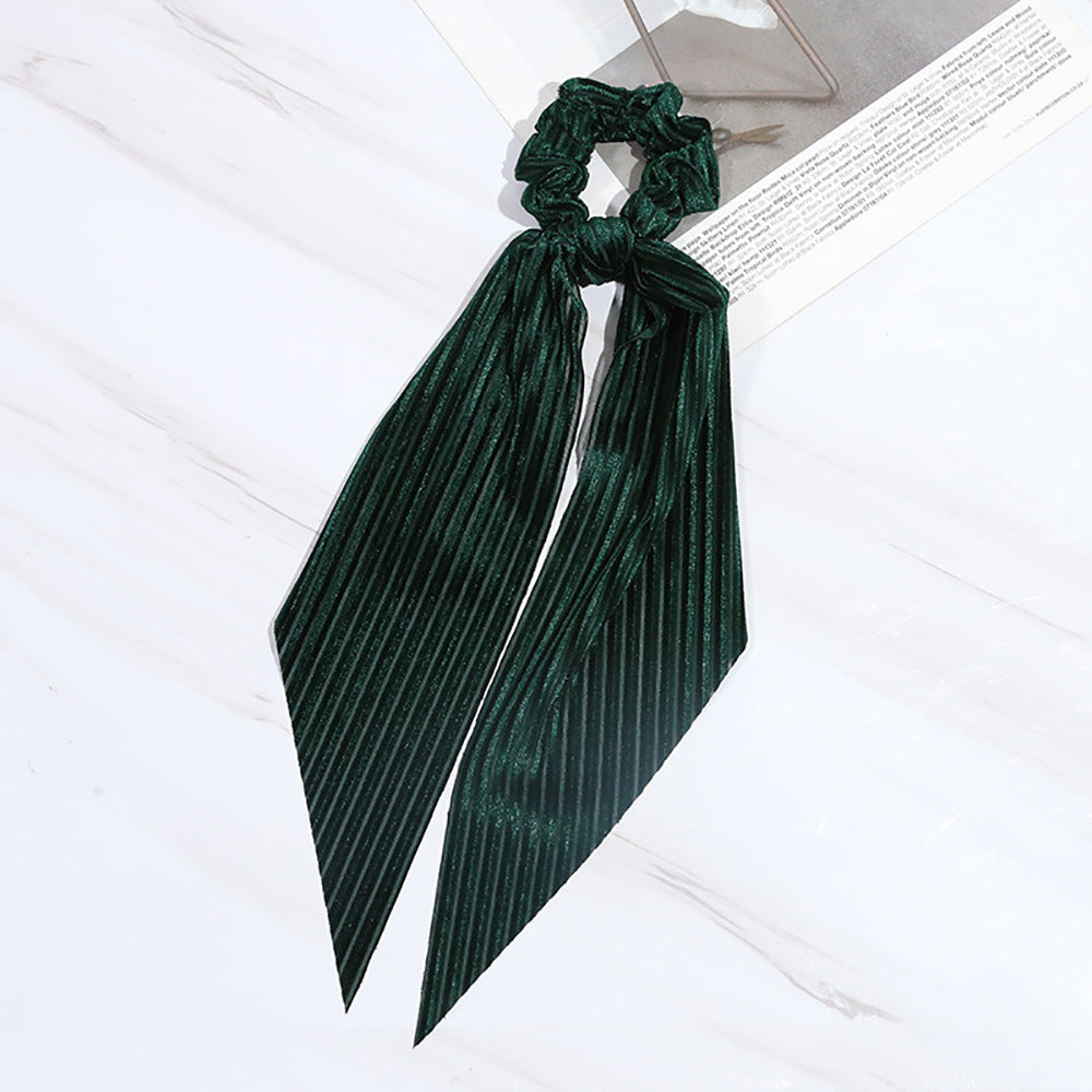 Corduroy Long Streamer Hair Accessory Women’s Headband or Hair Band