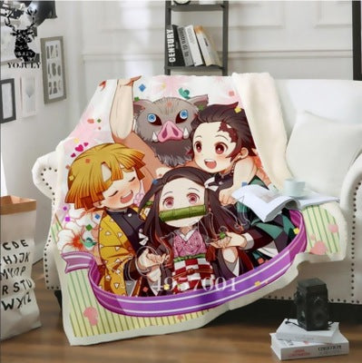Double Thick Square Blanket for Home & Garden - Multiple Sizes & Styles