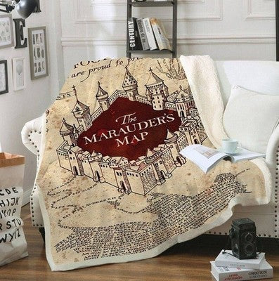 Double Thick Square Blanket for Home & Garden - Multiple Sizes & Styles