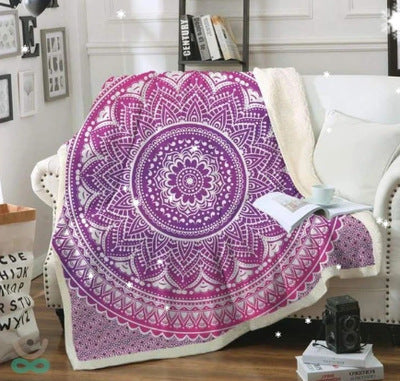 Double Thick Square Blanket for Home & Garden - Multiple Sizes & Styles