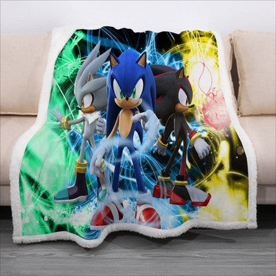 Double Thick Square Blanket for Home & Garden - Multiple Sizes & Styles