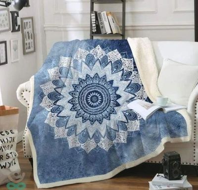 Double Thick Square Blanket for Home & Garden - Multiple Sizes & Styles