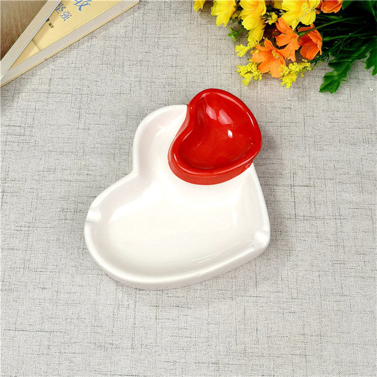 Creative Ceramic Ashtray Home & Garden Decor Handcrafted Porcelain Ornament