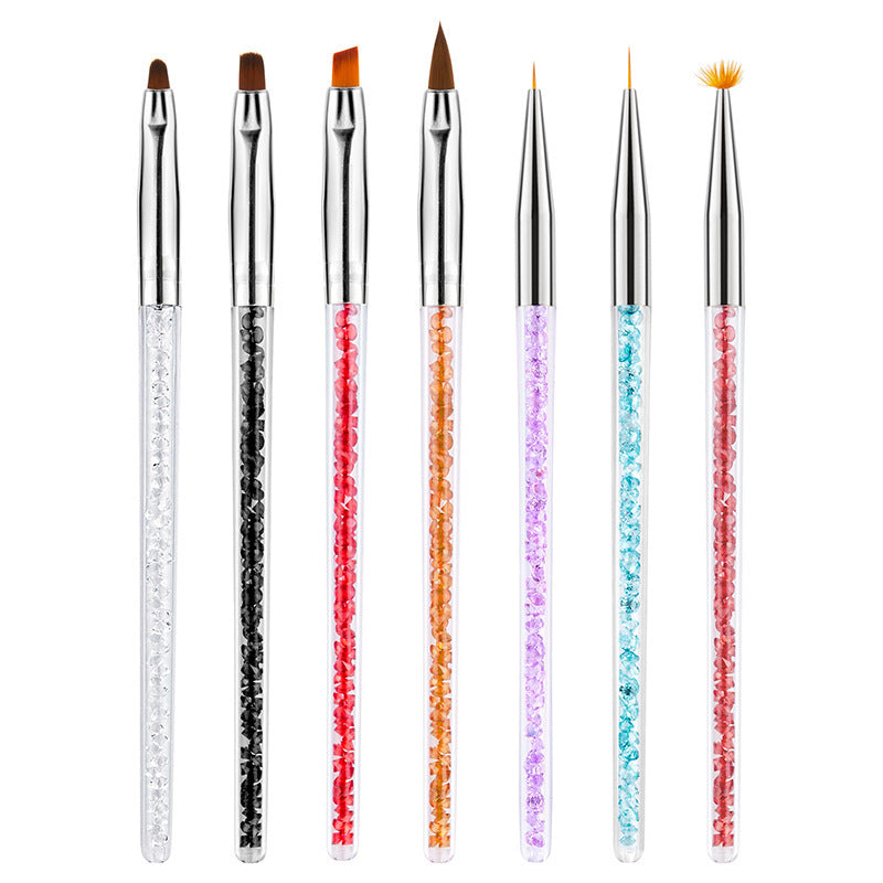7 Sets Rhinestone Nail Art Pens