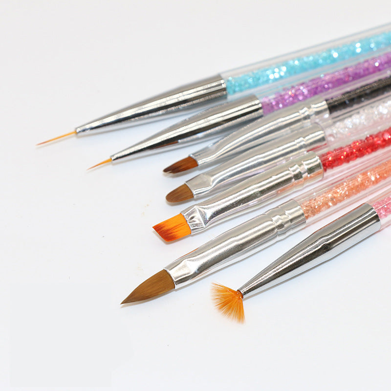 7 Sets Rhinestone Nail Art Pens