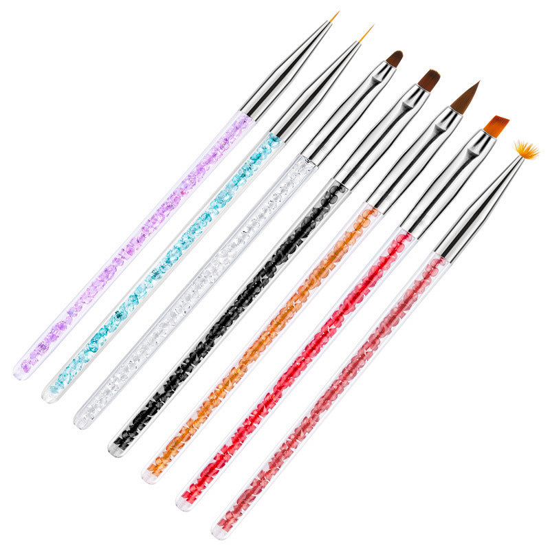 7 Sets Rhinestone Nail Art Pens
