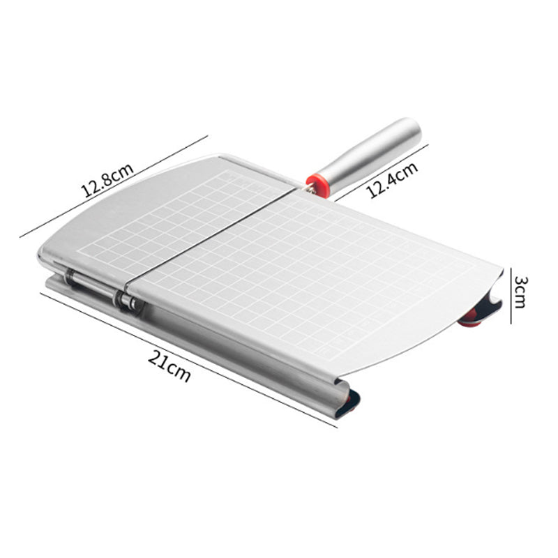 Multifunctional Kitchen Slicer with Stainless Steel Cutting Board & Silicone Suction Base