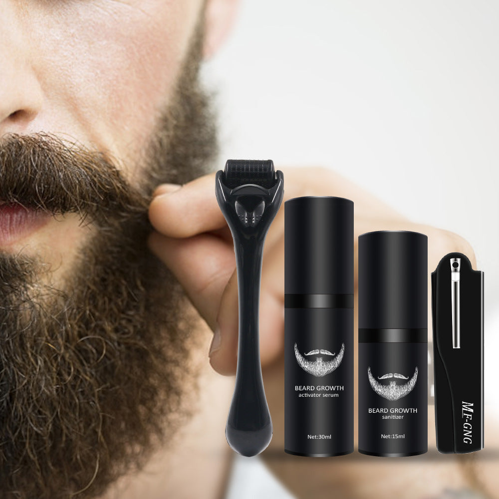 Beard Nourishing Liquid Set - 4 Piece After Shave