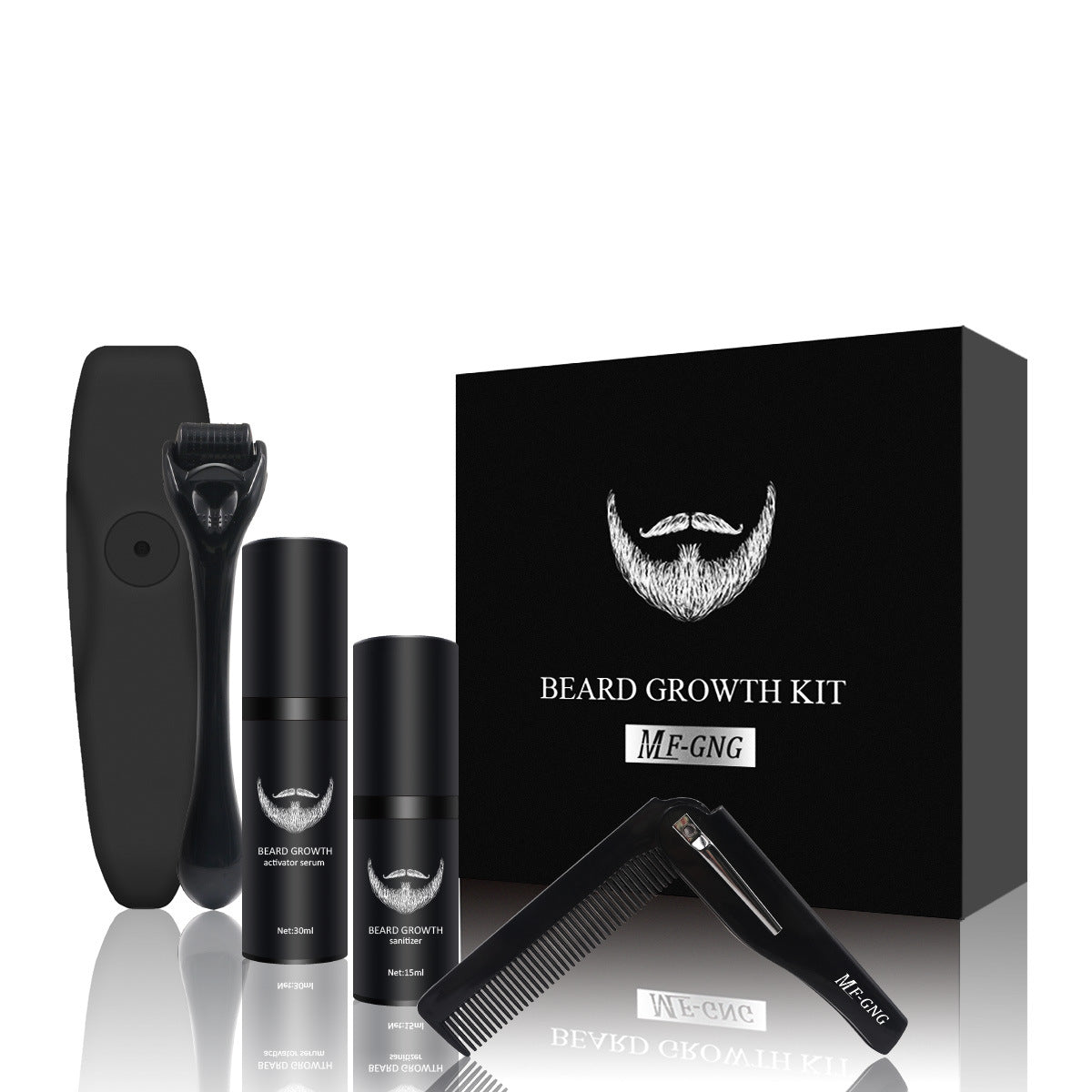 Beard Nourishing Liquid Set - 4 Piece After Shave