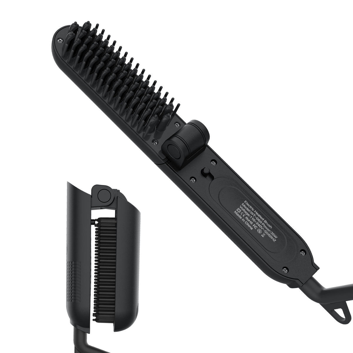 Electric Hair Straightening Comb for Men and Women - Cordless & Fast Heating