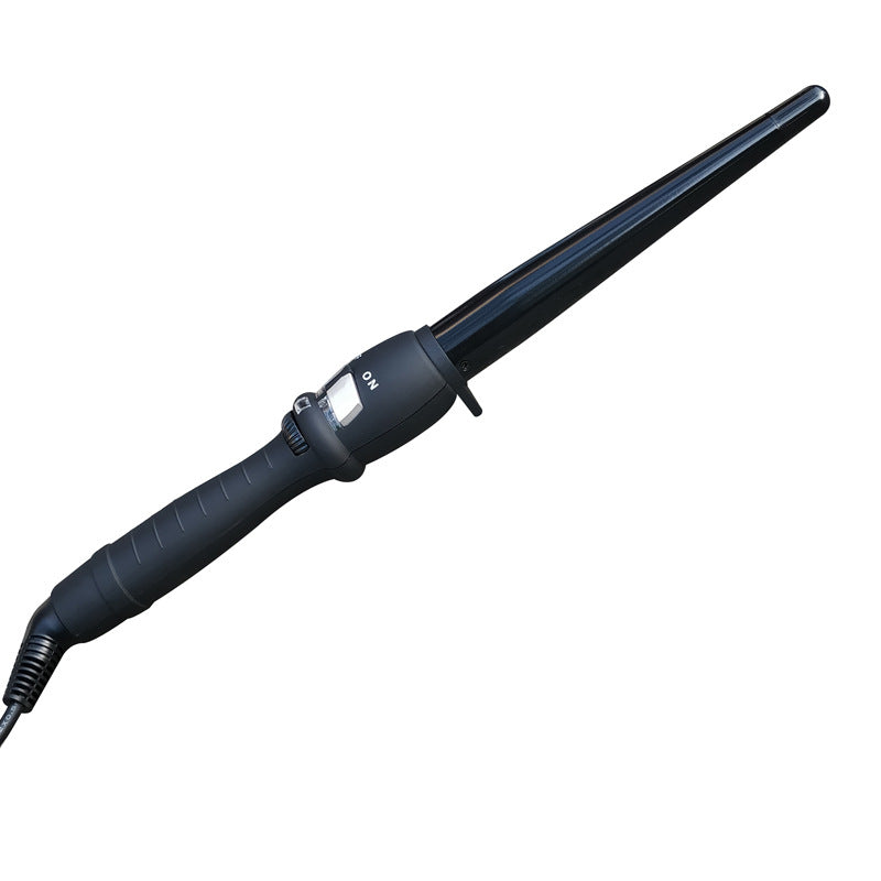 Ceramic Cone Hair Curler - Adjustable Size Electric Curling Iron for Dry Hair