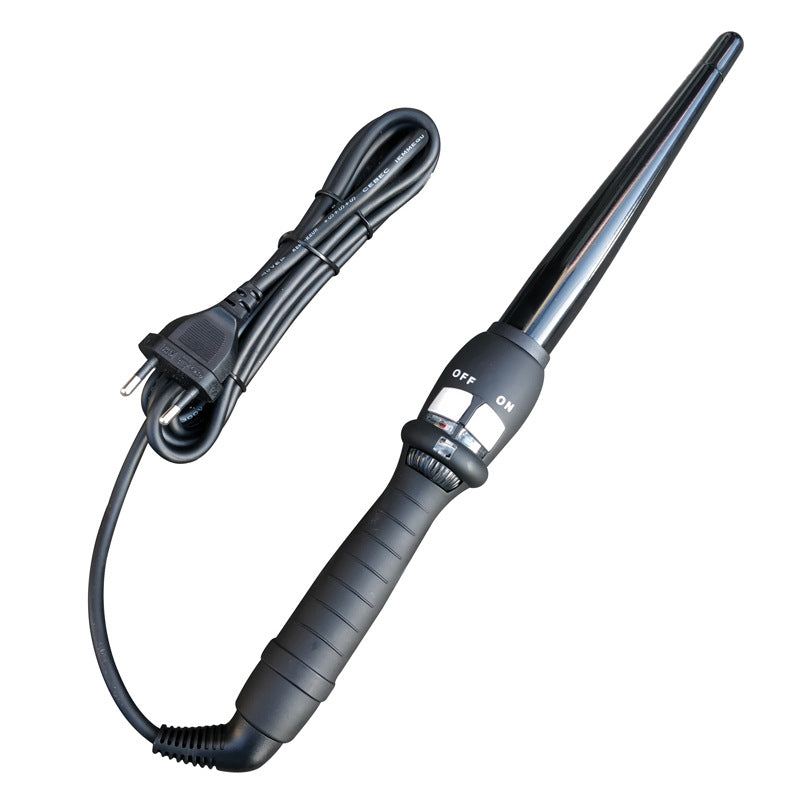 Ceramic Cone Hair Curler - Adjustable Size Electric Curling Iron for Dry Hair