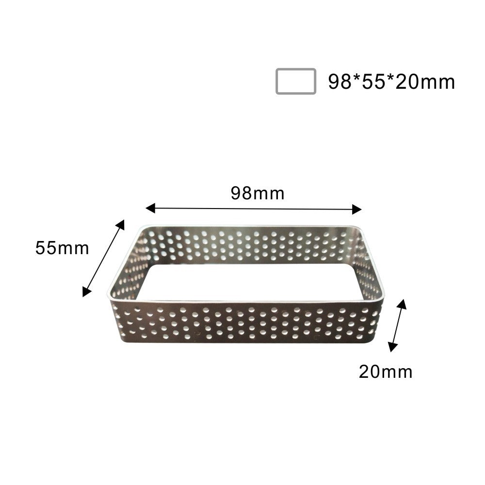 Silicone Cake Mould with Metal Ring Set for Baking and Decorating