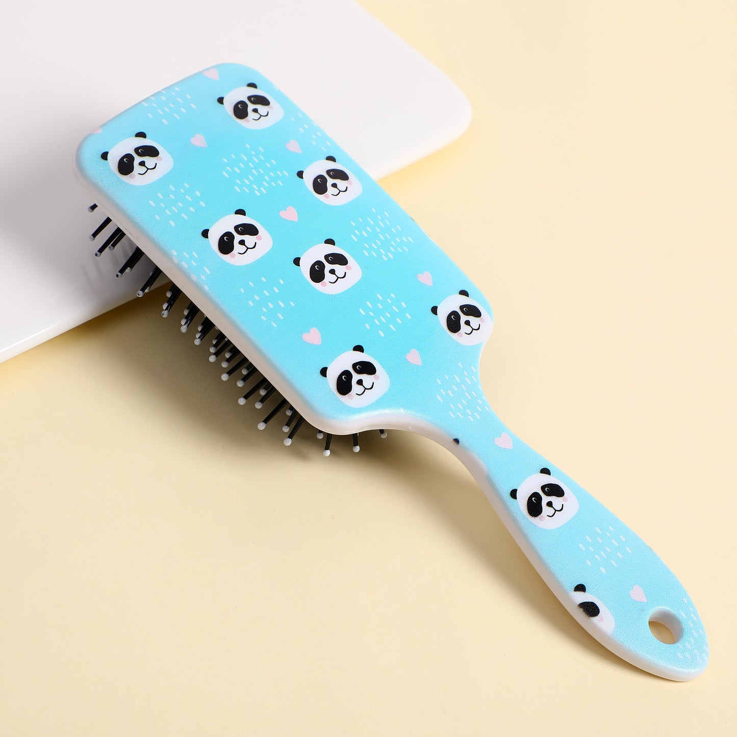 Printed Air Cushion Comb Set - Transparent Rainbow Hairbrush for Hair Massage