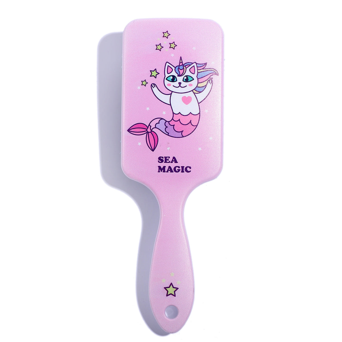 Printed Air Cushion Comb Set - Transparent Rainbow Hairbrush for Hair Massage