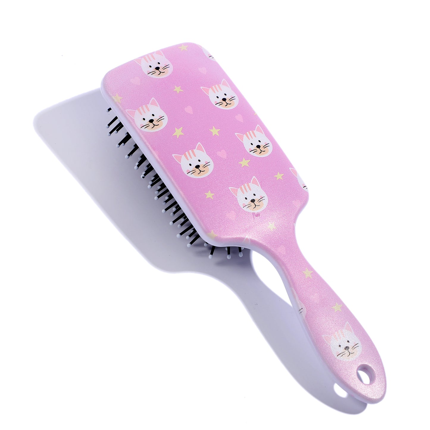 Printed Air Cushion Comb Set - Transparent Rainbow Hairbrush for Hair Massage