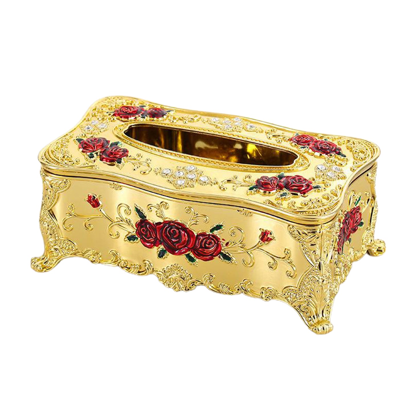 High-End Acrylic Tissue Box for Home & Car - Gold, Silver, Multiple Colors