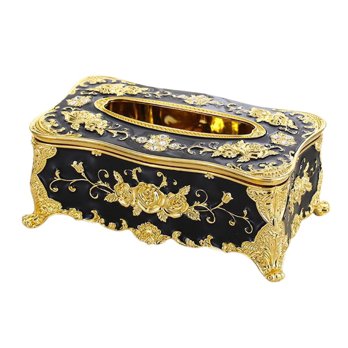 High-End Acrylic Tissue Box for Home & Car - Gold, Silver, Multiple Colors
