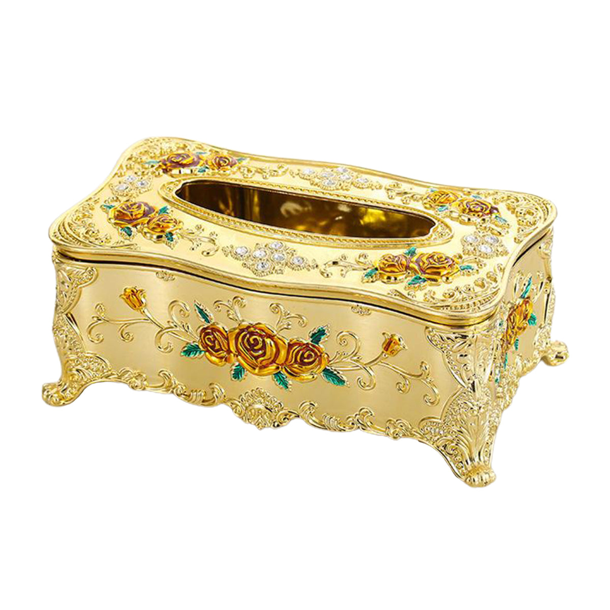 High-End Acrylic Tissue Box for Home & Car - Gold, Silver, Multiple Colors