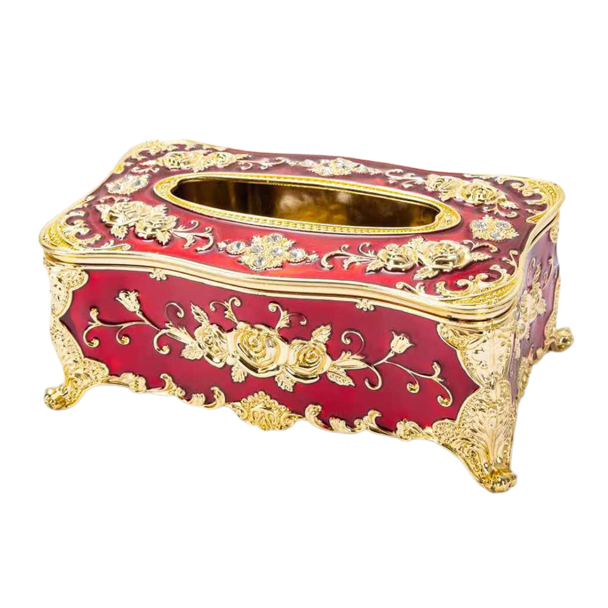 High-End Acrylic Tissue Box for Home & Car - Gold, Silver, Multiple Colors