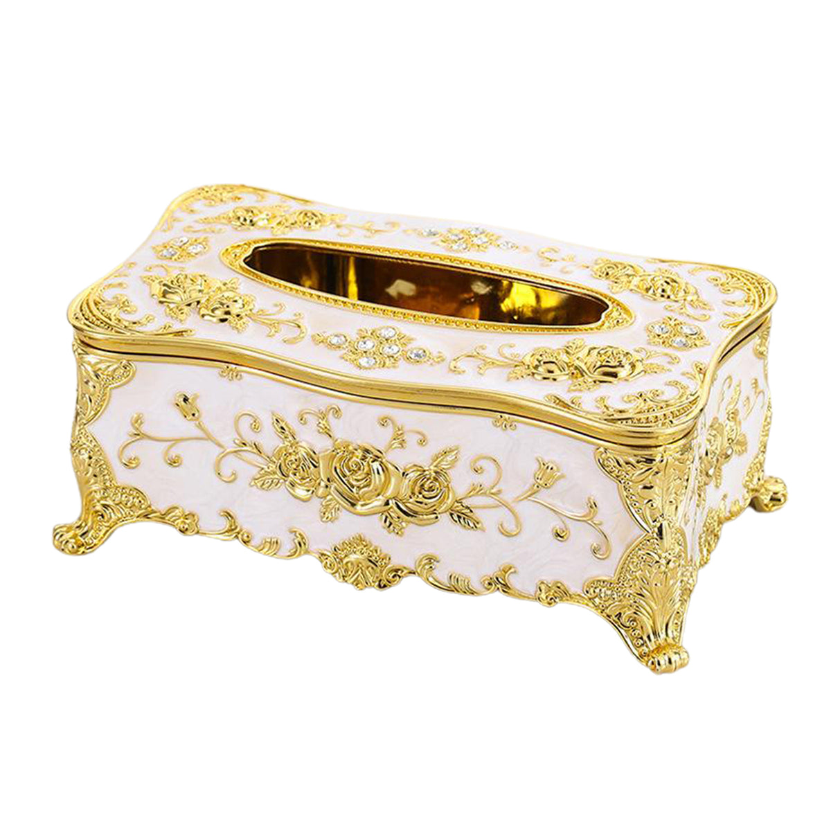 High-End Acrylic Tissue Box for Home & Car - Gold, Silver, Multiple Colors