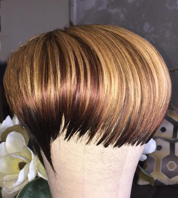 Brown Short Straight Wig with Bangs for Cosplay and Fashion