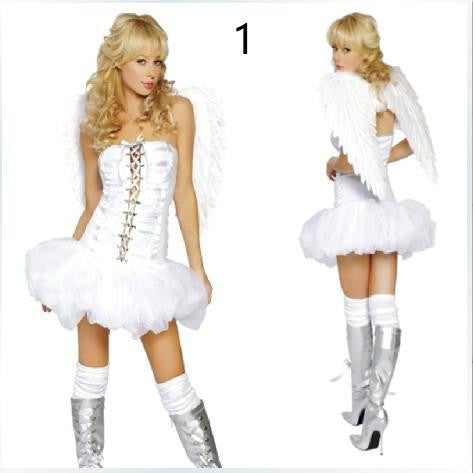Adult Angel Demon Masquerade Costume for Party and Halloween