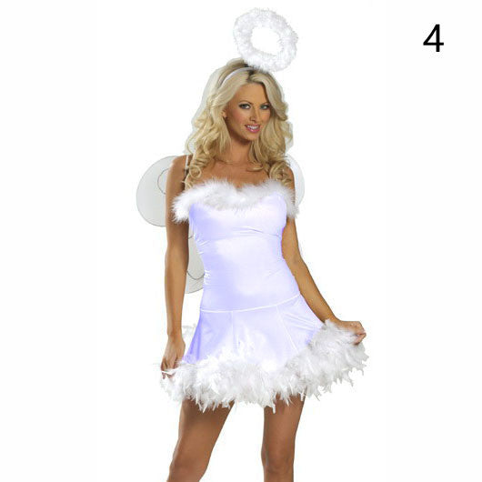 Adult Angel Demon Masquerade Costume for Party and Halloween