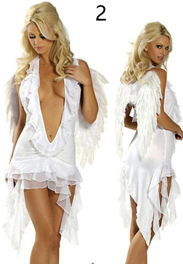 Adult Angel Demon Masquerade Costume for Party and Halloween