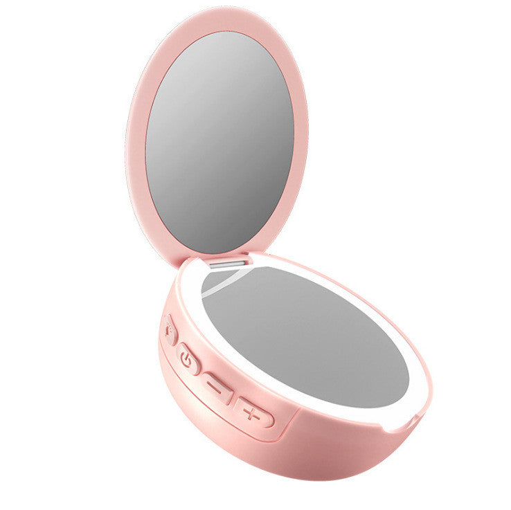 Bluetooth Makeup Mirror with Speaker Portable Wireless Personal Care Gadget