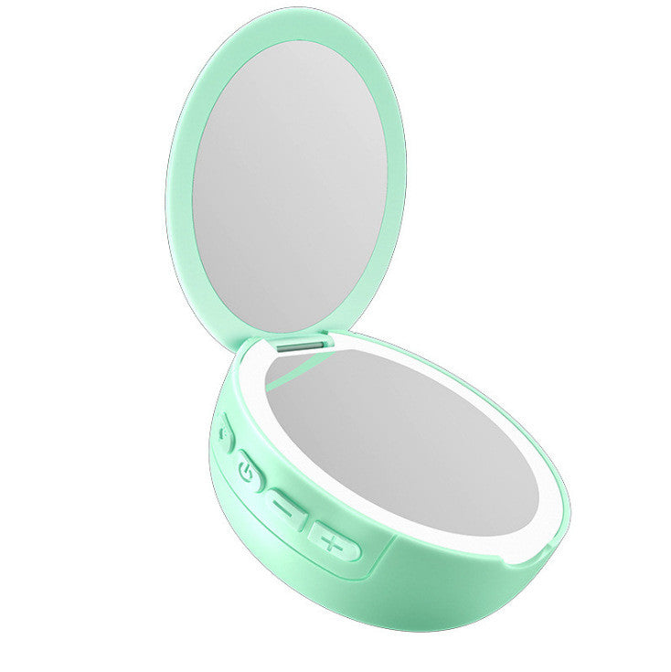 Bluetooth Makeup Mirror with Speaker Portable Wireless Personal Care Gadget