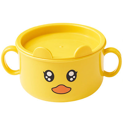 Children's Cartoon Baby Dinnerware Set - 5-Piece Food Bowl Plate Fork Spoon