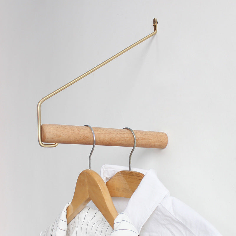 Nordic Wooden Wall Hanger Hook - Decorative Hanging Rack for Home & Closet