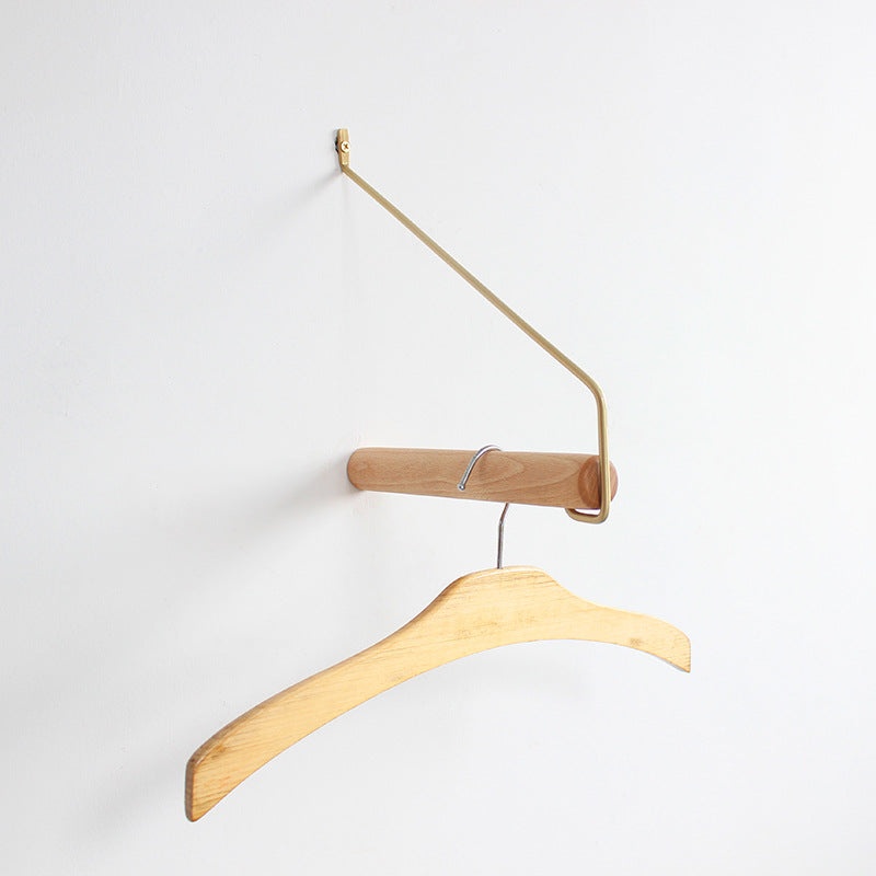 Nordic Wooden Wall Hanger Hook - Decorative Hanging Rack for Home & Closet